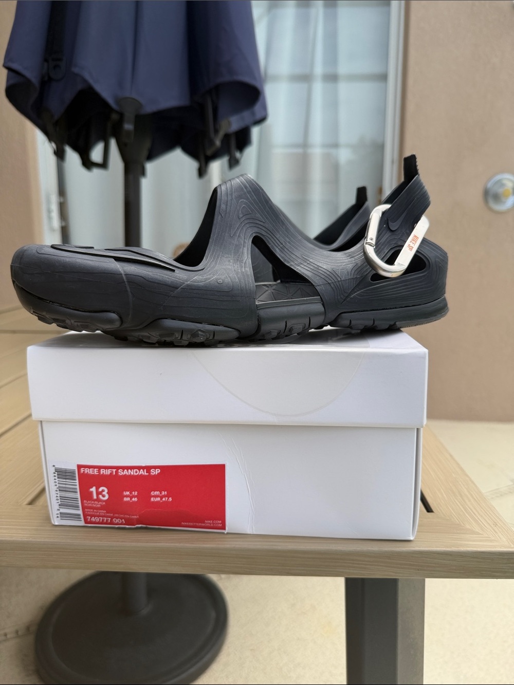DS Men’s Nike Free Rift Sandal SP size 13 - Picture 4 of 6